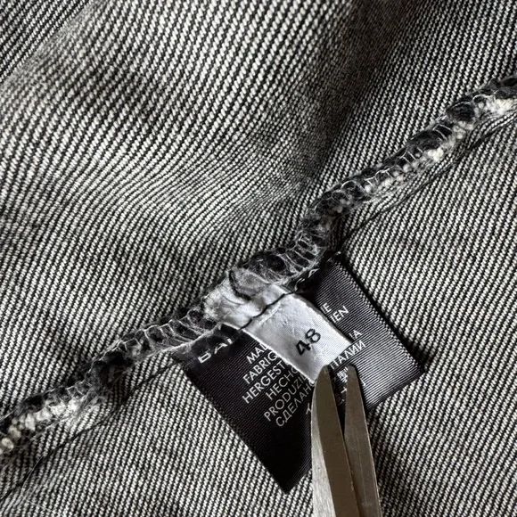 Balenciaga Charcoal Denim Jacket - Picture 7 of 13